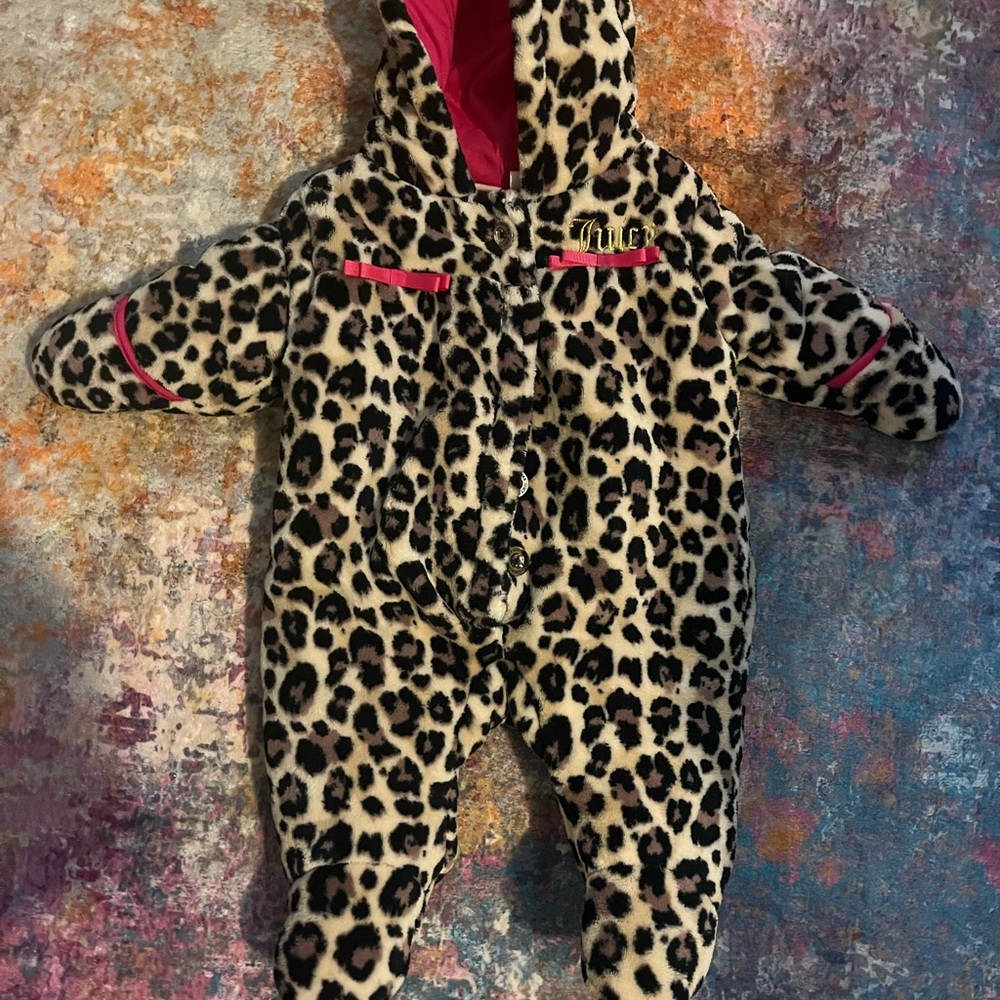Leopard Print Kids One Piece
